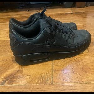 Nike Air Max 90 Leather Triple Black